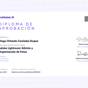adobe lightroom edicion y organizacion de fotos 2632589 Certificado Crehana 1