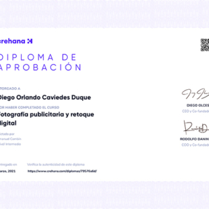 fotografia publicitaria y retoque digital 2632589 Certificado Crehana 1